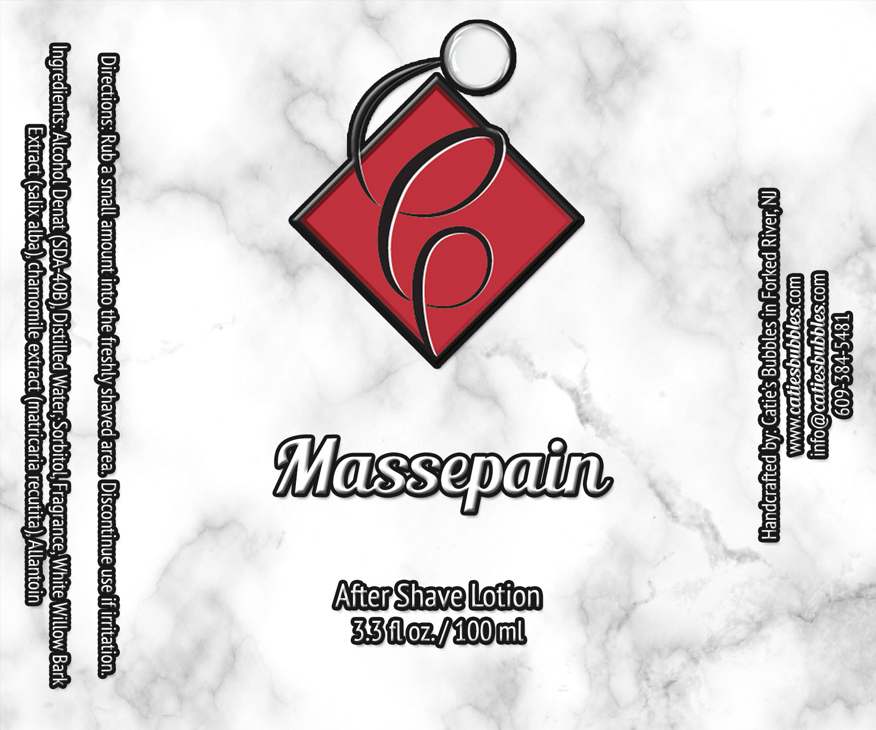 Massepain After Shave Lotion